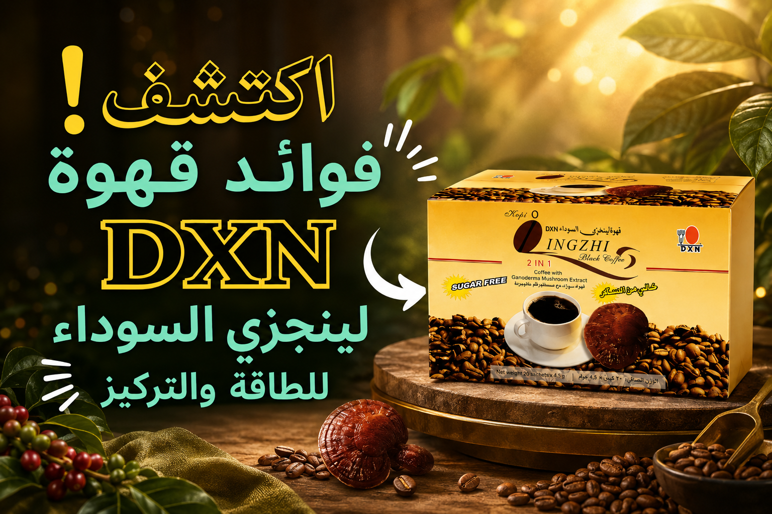فوائد مشروب القهوة الغانودرما